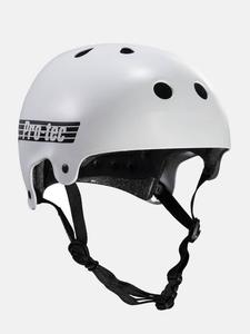 Safety Gear: Protec Old School Certified Helmet - Gloss White
