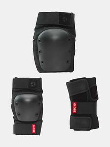 Safety Gear: Globe Goodstock Pads (3 Set) - Matte Black