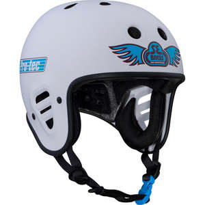 Safety Gear: Protec Full Cut Skate Cert Helmet - SE Bikes White