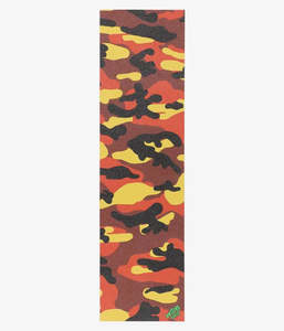 Mob Camo Grip Tape 9" - Orange Camo