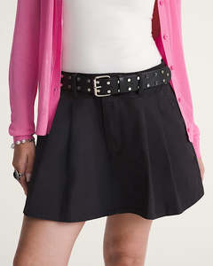 All Bottoms: Vans Authentic Chino Mini Skirt - Black