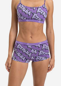 Womens Bottoms: Ethika Womens Drip Wave Shorty