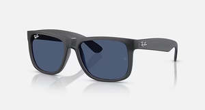 Ray Ban Justin - Opal Grey / Dark Blue Lens