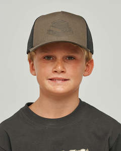 All Headwear: The Mad Hueys HUEYS LETTER | YOUTH TWILL TRUCKER