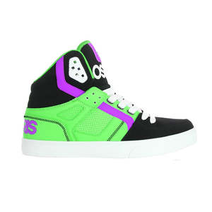 All Footwear: Osiris CLONE - LIME/BLACK/PURPLE