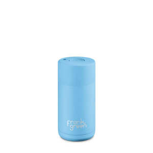 Womens Accessories: Frank Green Sky Blue Ceramic Reusable Cup 355ml (12oz)