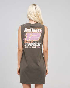 Womens Tops: The Mad Hueys BORN TO RACE | WOMENS MUSCLE DRESS