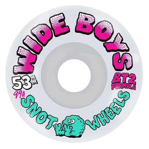Snot Wheels: SNOT WHEELS 53 99 WIDE BOYS CLEAR
