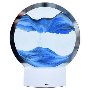 3D Three-dimensional Sand Painting Table Lamp