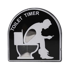 Home Garden Bargain: 5-minute Toilet Hourglass Sand Timer and Decompression Toy- Men and Women