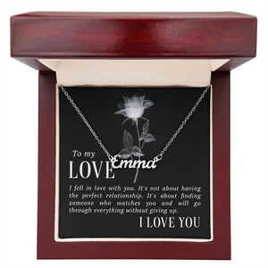 Personalized Name Necklace To My Love