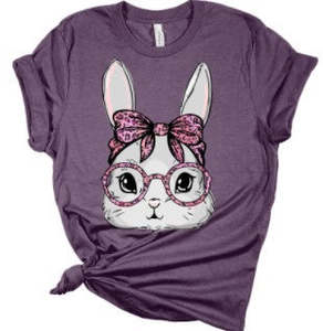 Easter Shopping: Easter Short Sleeve Rabbit T-shirt