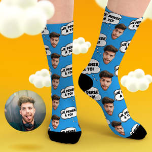 Socks Collection: Thinking Of You Sock Personalized Socks with Face