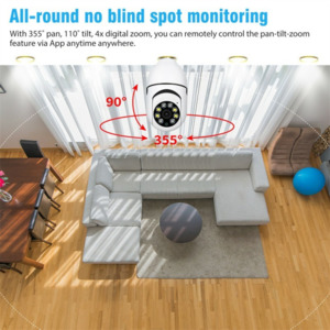 Security Camera: Bulb Surveillance Camera