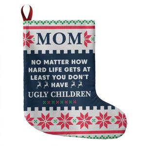 Mom Giant Holiday Stocking
