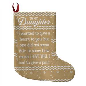 Daughter Giant Holiday Stocking