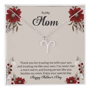 Happy Mother's Day Zodiac Symbol Necklace