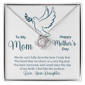 Love Knot Necklace (Yellow & White Gold Variants)