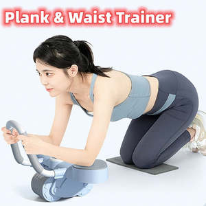 Elbow Support Abdominal and Strength Training Roller with Counting Function