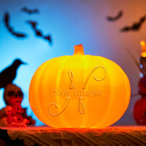 Personalized Halloween Pumpkin Light Custom Name Light Custom Light Up Jack-o-la&hellip;