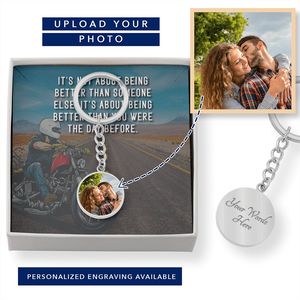 Specials Gifts: Circle Photo Keychain