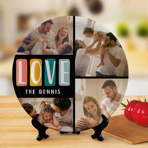 Specials Gifts: Personalized Photo Ceramics Decorative Plate
