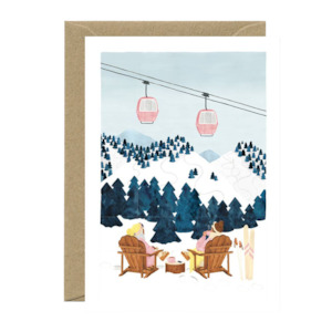Gift Tags Cards: Alpes - Greeting Card
