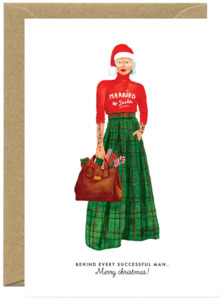 Married To Santa Greeting Card