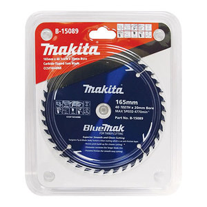 Products: MAKITA 190MM TCT BLUEMAK BLADE 60T - Enco Industrial Supplies