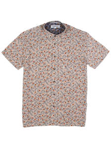Pearly King: Pearly King - Divert SS Shirt - Ecru