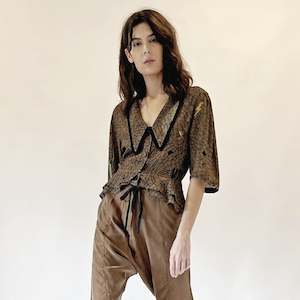 Salasai: Salasai - Cosmic Blouse - Khaki