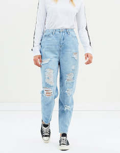 Nena Pasadena: Nena & Pasadena - Mom Jean - Destroyed Indigo