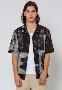 Religion: Religion - Paisley Work SS Shirt - Black