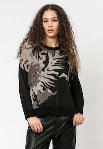 Religion: Religion - Virgo Jumper - Black/Taupe