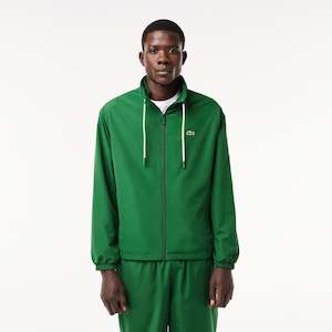 Lacoste: Lacoste - Sportsuit Removal Hood Jacket - Pine Green
