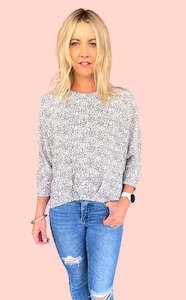 Orlando: Orlando - Ella Top - Black/White