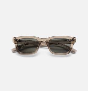 Accessories: James Ay - Savage Sunglasses - Transparent Oyster