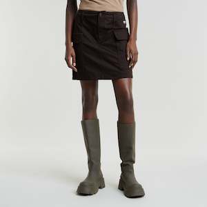 Skirts: G-Star Raw - Cargo Mini Skirt - Dark Black