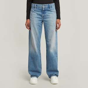 G Star Raw: G-Star Raw - Judee Low Waist Loose Jean - Sun Faded Air Force Blue