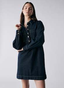 Esmaee - Central Denim Dress - Dark Denim