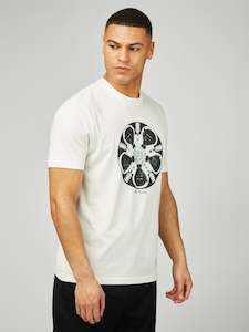 Ben Sherman: Ben Sherman - Guitar Illusion Tee - Ivory