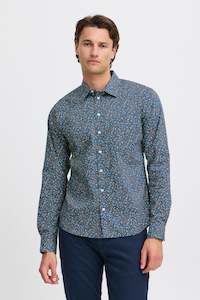 Blend - Tiny Floral Shirt - Dress Blues