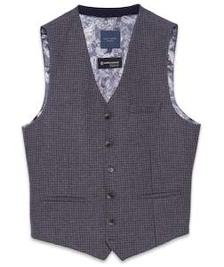 Guide London: Guide London - Paisley Waistcoat - Taupe/Grey