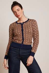 King Louie: King Louie - Cardi Roundneck Ripley - Evening Blue