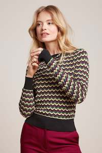 King Louie - Audrey Top Woogie - Black