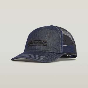 Accessories: G-Star Raw - Avernus Trucker Cap - Raw Denim