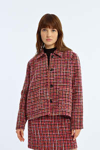 Lili Sidonio - Cropped Tartan Jacket - Multi