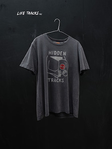 Nudie - Roy Hidden Track Tee - Antracite