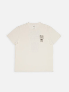 Nudie - Roy Garbage Tee - Chalk White