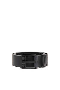 Diesel - Bluestar II Leather Belt - Dark Grey